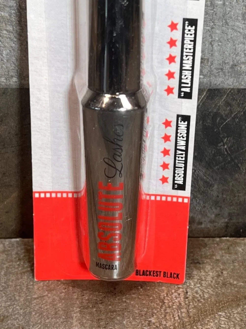 W7 ABSOLUTE LASHES ~ Mascara (BLACKEST BLACK) Great Performance Brand New Sealed